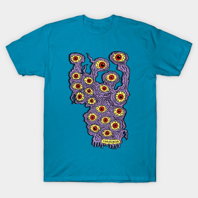 Many Eyes Monster T-Shirt by jarhumor